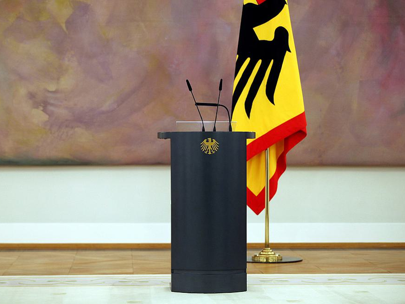 Rednerpult des Bundespräsidenten (Archiv) - Foto: über dts Nachrichtenagentur