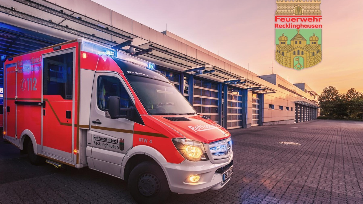 FW-RE: Erhöhtes Einsatzaufkommen im Rettungsdienst am Vormittag - Foto: presseportal.de