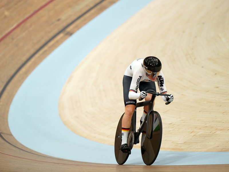 Lea Sophie Friedrich gewann beim EM-Sprint-Turnier Silber. - Foto: Tim Goode/PA Wire/dpa/Archivbild