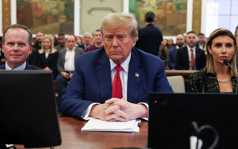 Der ehemalige US-Präsident Donald Trump hatte die «New York Times» auf 100 Millionen Dollar verklagt. - Foto: Shannon Stapleton/Pool Reuters/AP/dpa