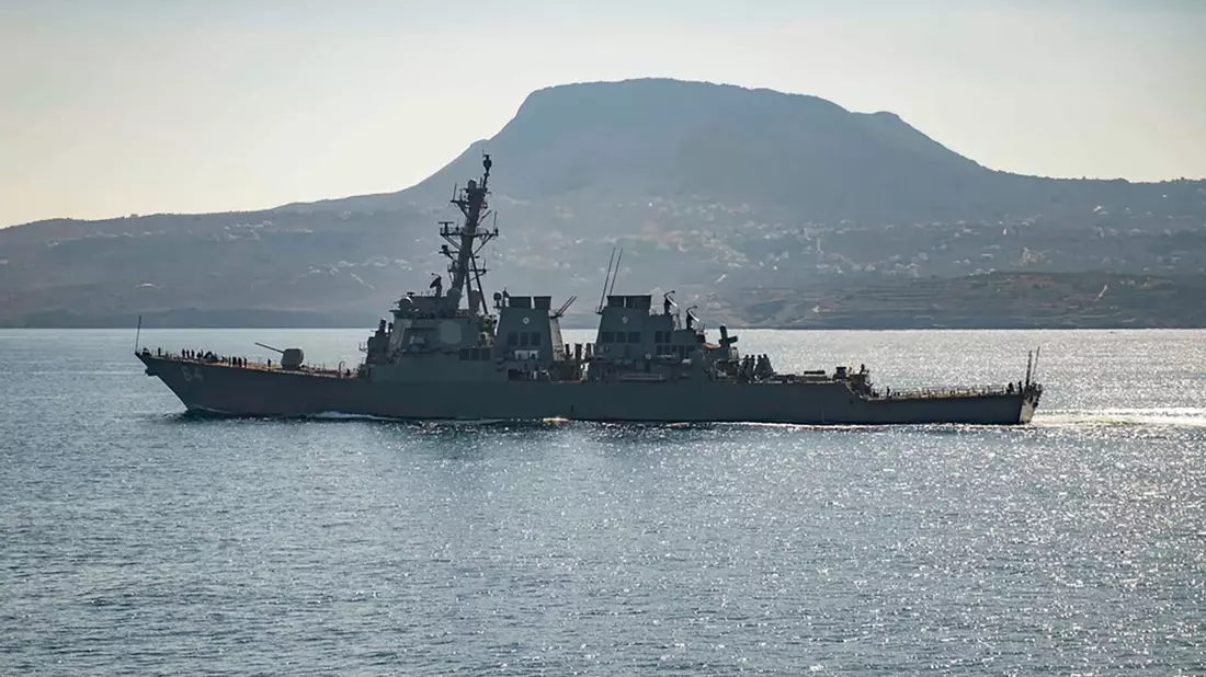 Die USA haben erneut eine Stellung der vom Iran unterstützten Huthi-Rebellen angegriffen. - Bild: Petty Officer 3rd Class Bill Dod/US Navy/AP/dpa
