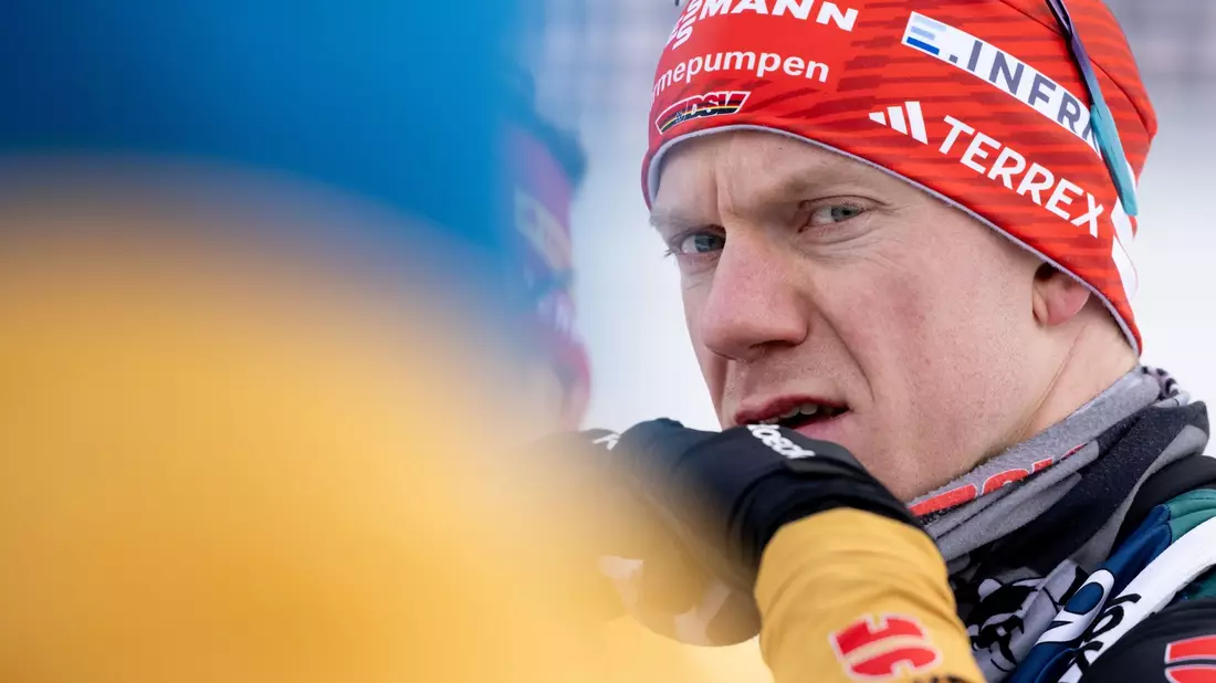 Auftaktsieger Roman Rees hofft in den Biathlon-Einzelrennen beim Heim-Weltcup in Ruhpolding wieder auf Top-Ten-Platzierungen. - Bild: Sven Hoppe/dpa