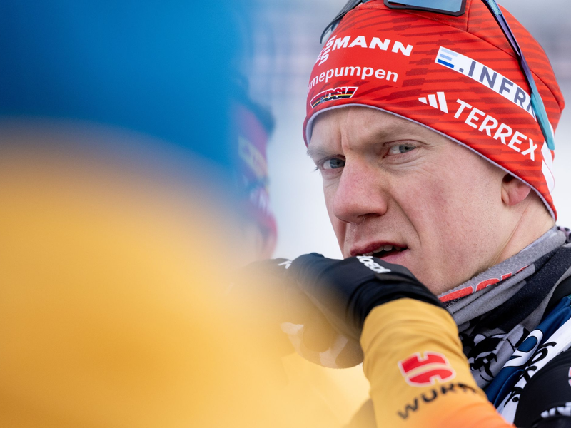 Auftaktsieger Roman Rees hofft in den Biathlon-Einzelrennen beim Heim-Weltcup in Ruhpolding wieder auf Top-Ten-Platzierungen. - Foto: Sven Hoppe/dpa