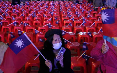 Taiwan hat am Samstag einen neuen Präsidenten und ein neues Parlament gewählt. - Foto: Ng Han Guan/AP/dpa