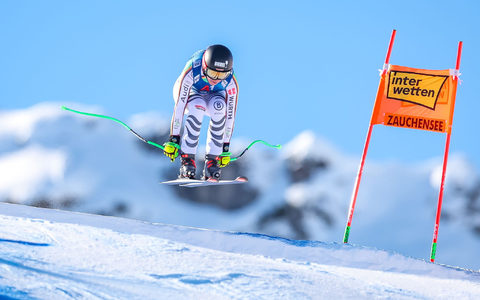 Nach einer bislang durchwachsenen Ski-Saison meldete sich Kira Weidle in der Abfahrt von Altenmarkt-Zauchensee zurĂŒck. - Foto: Expa/Johann Groder/APA/dpa Nach einer bislang durchwachsenen Ski-Saison meldete sich Kira Weidle in der Abfahrt von Altenmarkt-Zauchensee zurĂŒck. - Foto: Expa/Johann Groder/APA/dpa