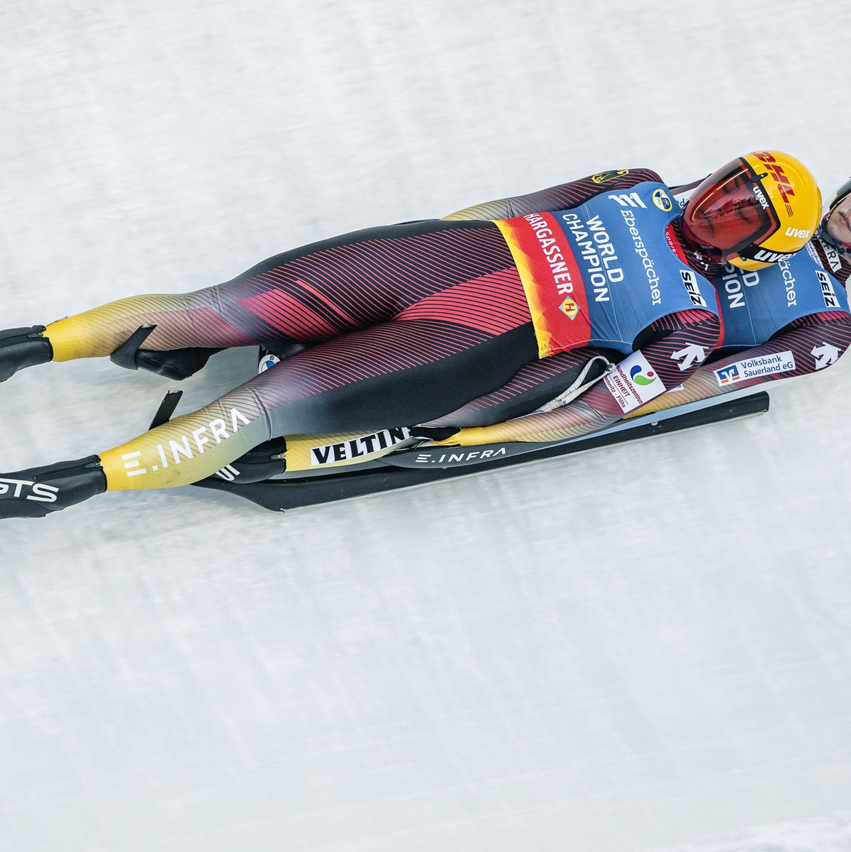 Jessica Degenhardt und Cheyenne Rosenthal holten den EM-Titel. - Foto: Expa/Stefan Adelsberger/APA/dpa