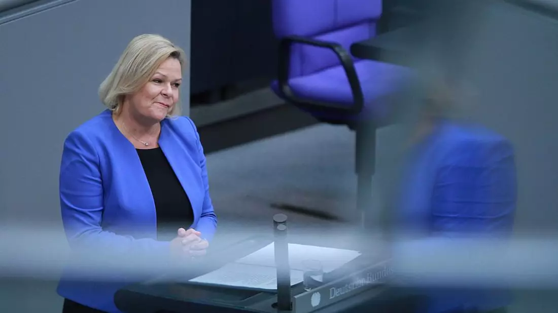Nancy Faeser (Archiv) - Bild: über dts Nachrichtenagentur