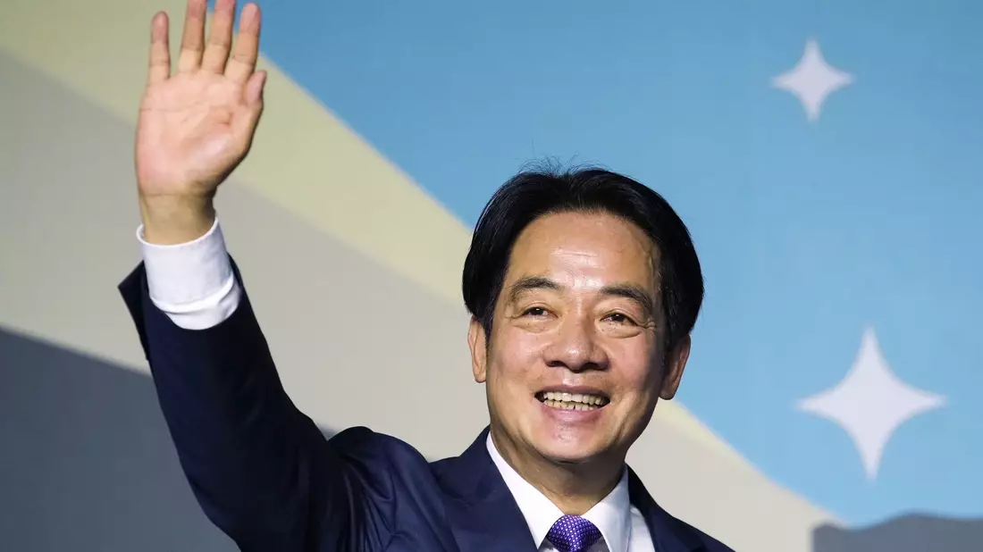 William Lai holte bei der Präsidentenwahl in Taiwan 40,05 Prozent der Stimmen. - Bild: --/kyodo/dpa
