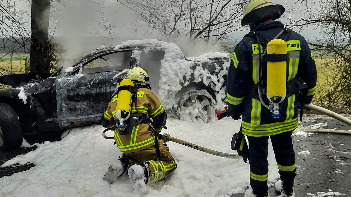 FW Wachtberg: Folgenschwerer Unfall auf dem Wachtbergring - Foto: presseportal.de