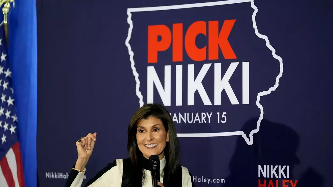 Wie sicher ist Trump als Präsidentschaftskandidat der Republikaner? Im Rennen um Platz zwei hat die ehemalige US-Botschafterin bei den Vereinten Nationen, Nikki Haley, eine Aufholjagd hingelegt. - Bild: Carolyn Kaster/AP