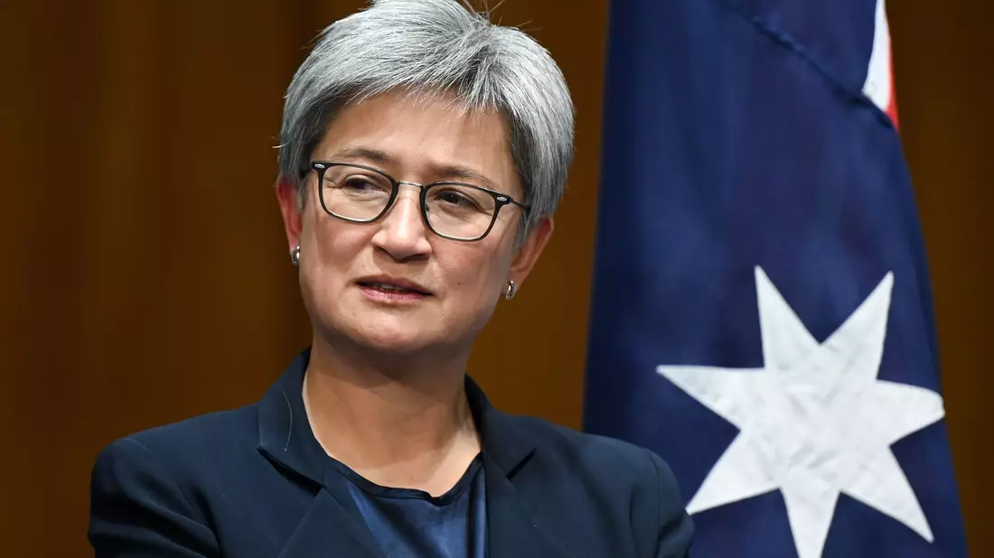 Australiens Außenministerin: Penny Wong. - Bild: Lukas Coch/AAP/dpa