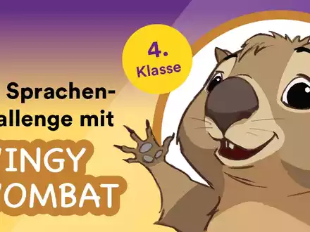 Wingy Wombat: Sprachen-Challenge für Viertklässler startet - Foto: Bildung & Begabung/Atelier Hauer+Dörfler, mmc / Weiterer Text über ots und www.presseportal.de/nr/82114 / Die Verwendung dieses Bildes für redaktionelle Zwecke ist unter Beachtung aller mitgeteilten Nutzungsbedingungen zulässig und dann auch honorarfrei. 