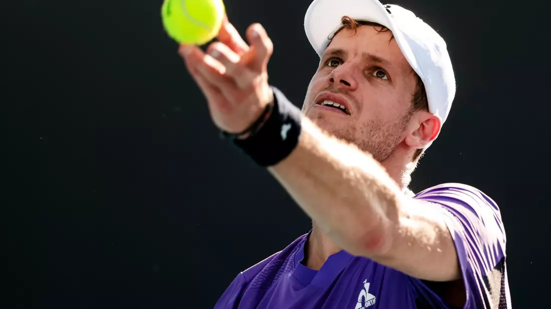Auch für Yannick Hanfmann sind die Australian Open beendet. - Bild: Frank Molter/dpa
