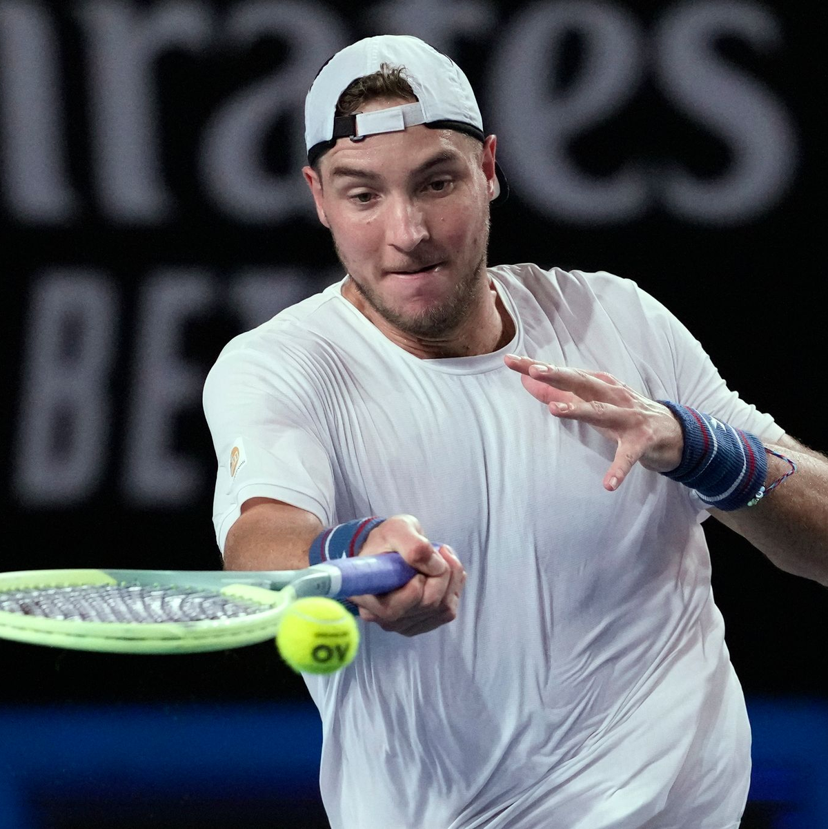 Kämpfte sich nach fünf Sätzen in die zweite Runde: Jan-Lennard Struff. - Foto: Alessandra Tarantino/AP