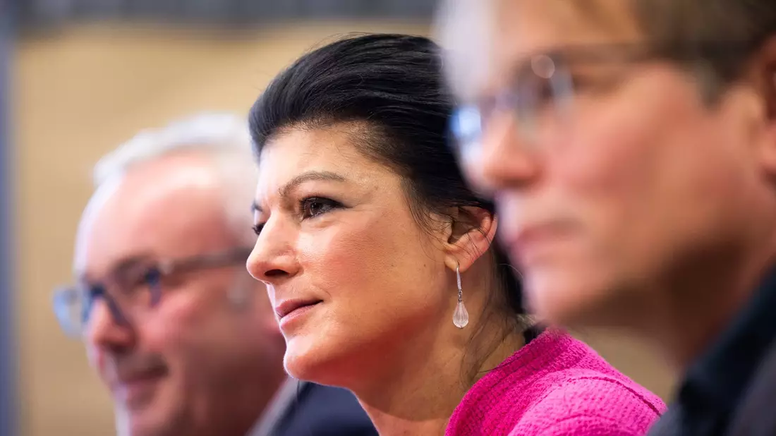 Das BSW plädiert dafür, Deutschland solle sich dann nicht an EU-Regeln halten, «wenn sie wirtschaftlicher Vernunft, sozialer Gerechtigkeit, Frieden, Demokratie und Meinungsfreiheit zuwiderlaufen». - Bild: Lando Hass/dpa