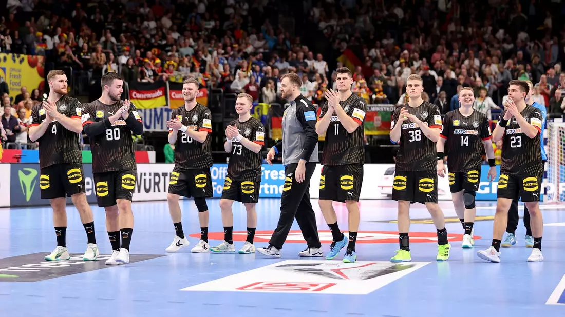 Die deutsche Handball-Nationalmannschaft ist vor dem Spiel gegen Frankreich selbstbewusst. - Bild: Andreas Gora/dpa