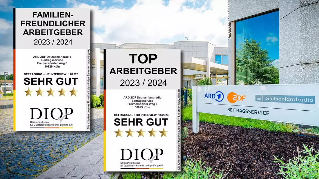 Beitragsservice als Arbeitgeber zweifach ausgezeichnet - Bild: presseportal.de