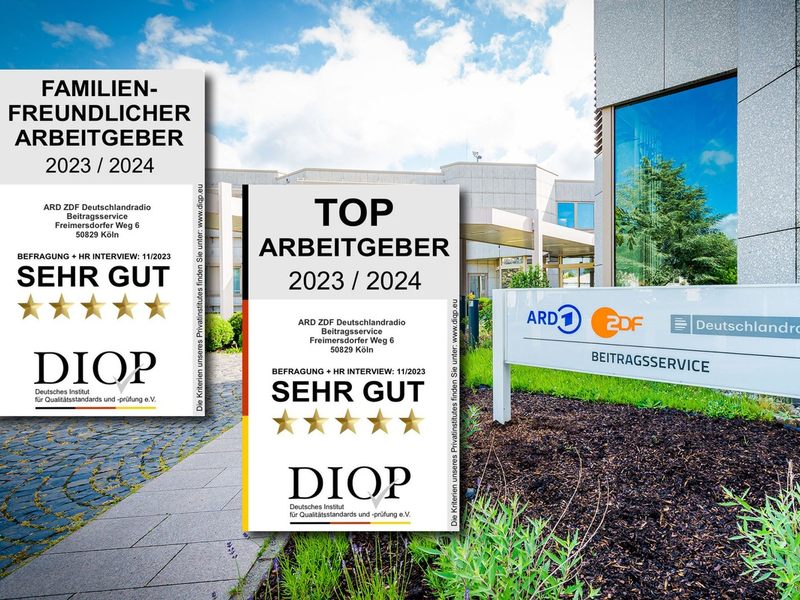 Beitragsservice als Arbeitgeber zweifach ausgezeichnet - Foto: presseportal.de