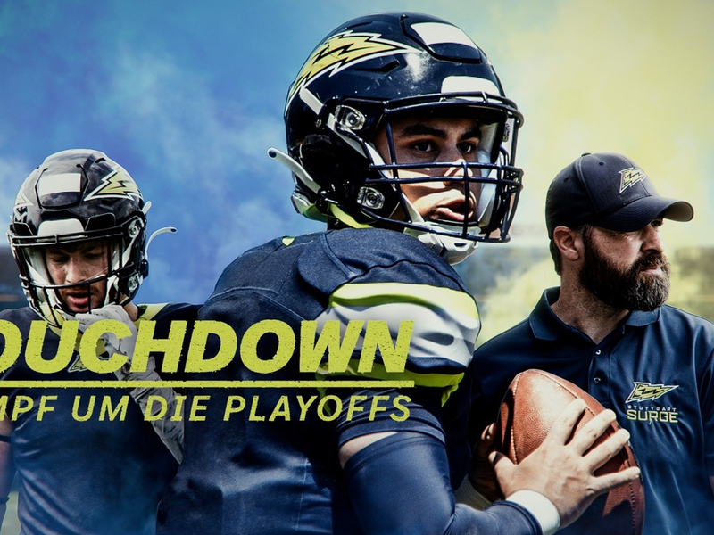 Touchdown. Kampf um die Playoffs: Doku-Serie über die Stuttgart Surge ab 8.2. in der ARD Mediathek - Foto: presseportal.de