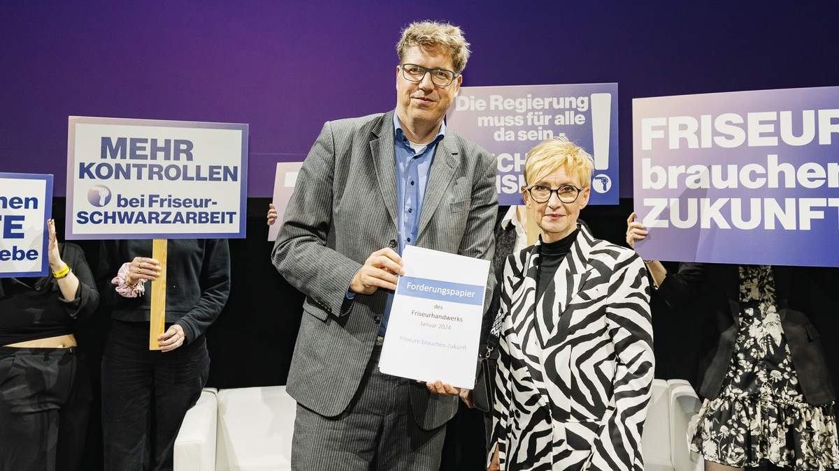 Einigung und politische Stärkung der Friseurbranche beim Zukunftskongress FriseurHandwerk - Foto: presseportal.de