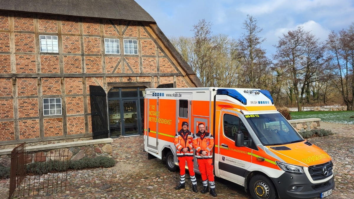 RKiSH: Neue Rettungswache in Schwansen - Foto: presseportal.de