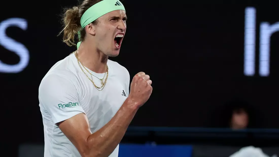 Steht in Melbourne vor einer großen Herausforderung: Alexander Zverev. - Bild: Asanka Brendon Ratnayake/AP/dpa