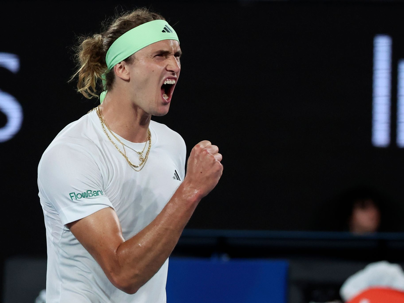 Steht in Melbourne vor einer großen Herausforderung: Alexander Zverev. - Foto: Asanka Brendon Ratnayake/AP/dpa
