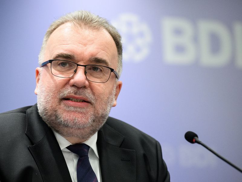 Siegfried Russwurm ist Präsident des Bundesverbandes der Deutschen Industrie (BDI). - Foto: Bernd von Jutrczenka/dpa