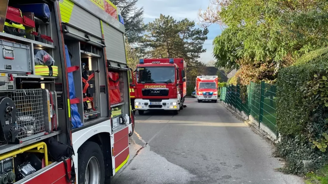 FW-LEV: Kellerbrand mit Menschenleben in Gefahr in Hitdorf - Bild: presseportal.de