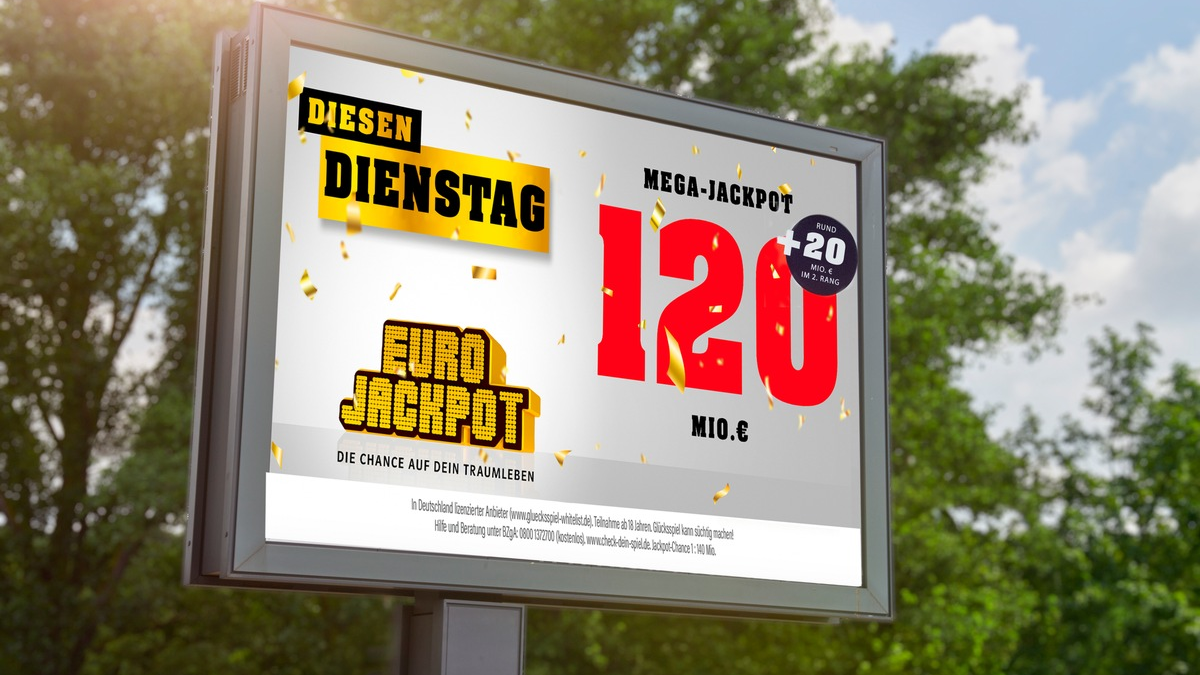 Eurojackpot: 120 Millionen Euro gehen nach Norwegen / Mega-Jackpot ist geknackt - Foto: presseportal.de