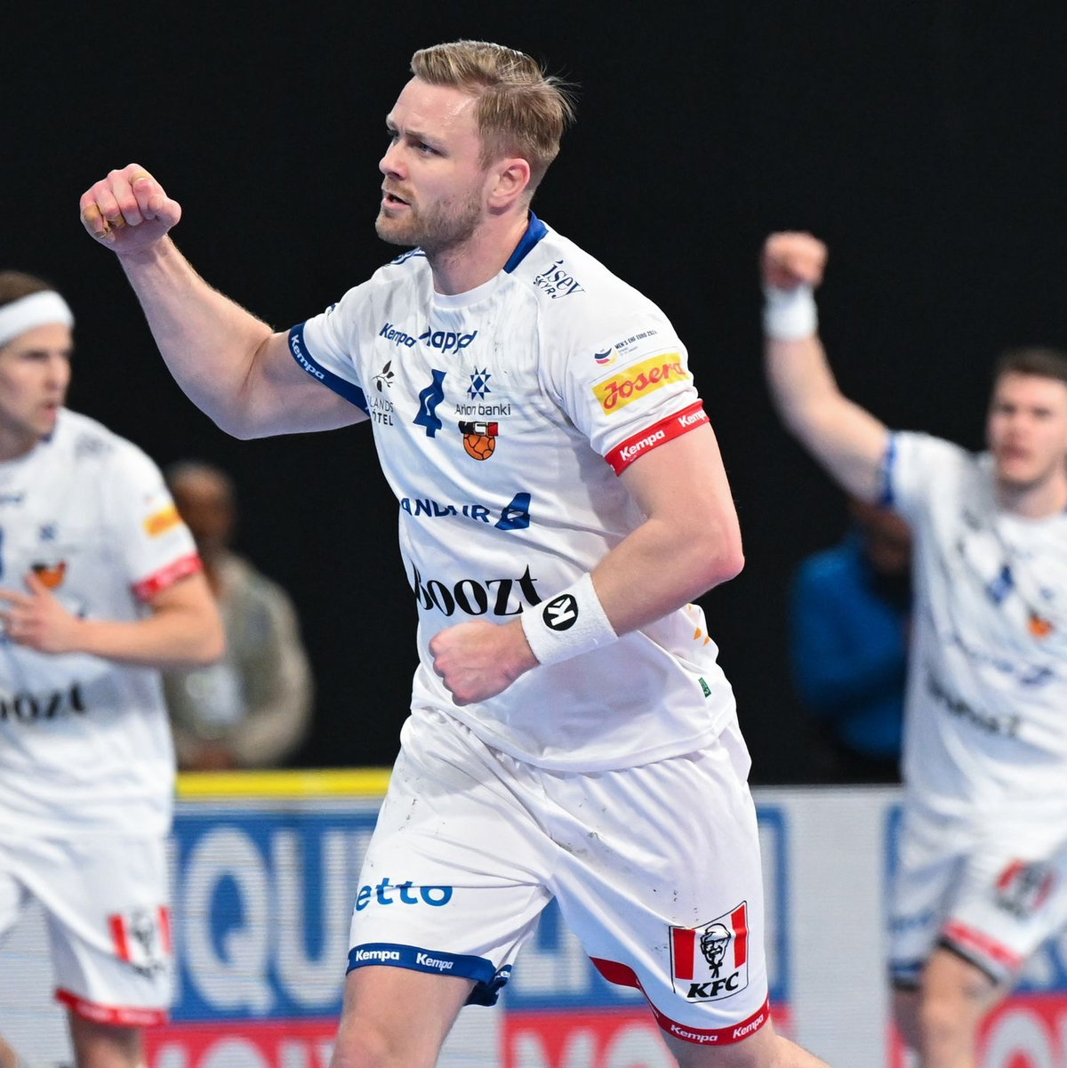 Aron Palmarsson und Island treffen in der Hauptrunde auf Deutschland. - Foto: Sven Hoppe/dpa