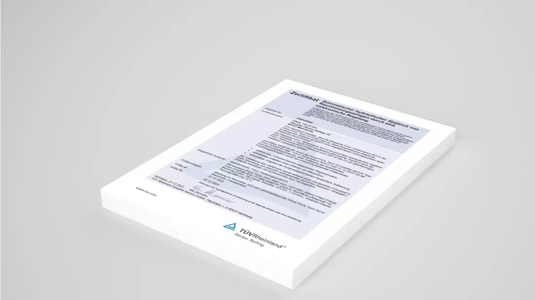 PAUL Tech AG erhält TÜV-Zertifikat - Bild: presseportal.de