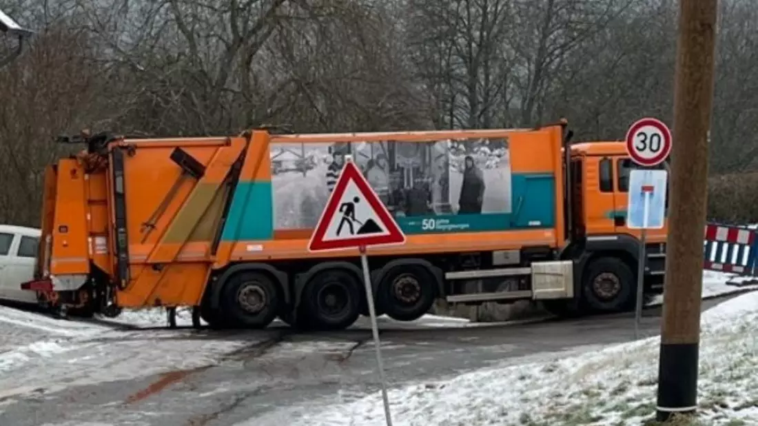 POL-PDTR: Verkehrsunfall durch Glätte in Hinzenburg - Bild: presseportal.de