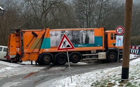 POL-PDTR: Verkehrsunfall durch Glätte in Hinzenburg - Foto: presseportal.de