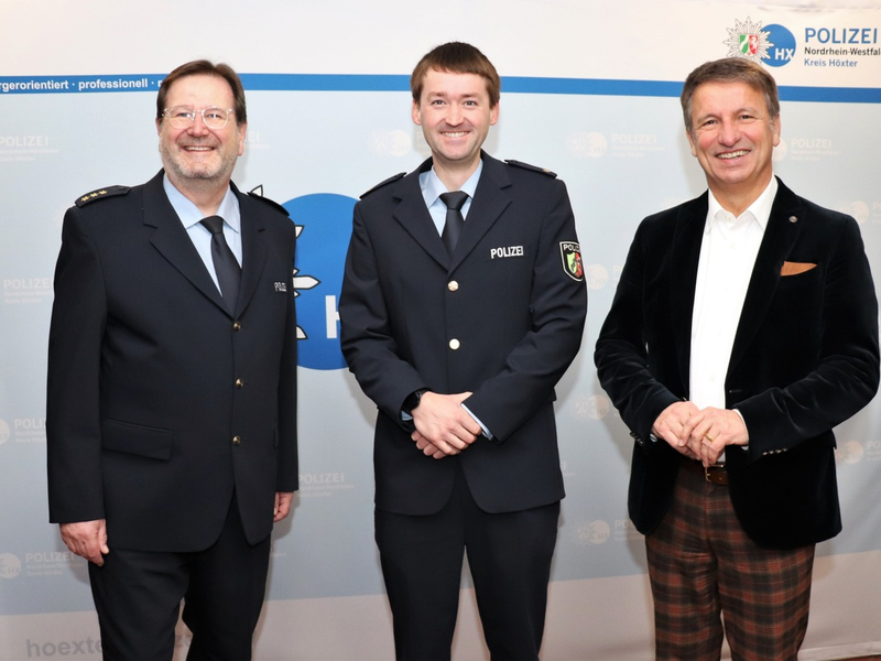 POL-HX: Polizeirat Sven Harrsen ist neuer Direktionsleiter / Neuorganisation in der Kreispolizeibehörde Höxter - Foto: presseportal.de