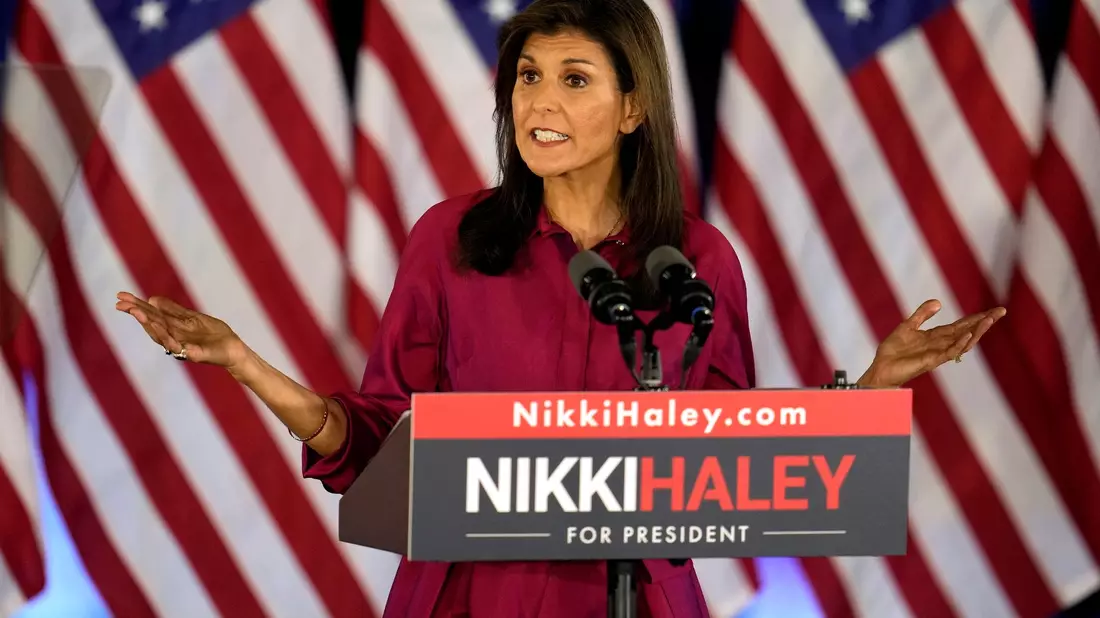 Nikki Haley ist die letzte ernstzunehmende Gegnerin Donald Trumps im Rennen um die US-Präsidentschaftskandidatur. - Bild: Abbie Parr/AP