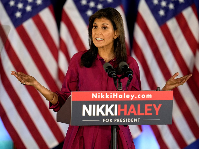 Nikki Haley ist die letzte ernstzunehmende Gegnerin Donald Trumps im Rennen um die US-Präsidentschaftskandidatur. - Foto: Abbie Parr/AP