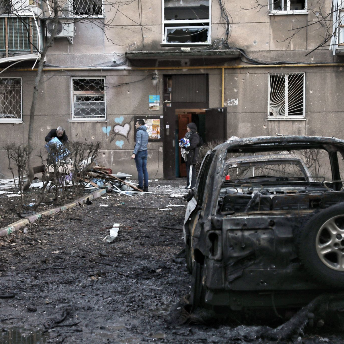 Russische Raketenangriffen sind zum Alltag in der Ukraine geworden. - Foto: -/https://photonew.ukrinform.com/ Ukrinform/dpa