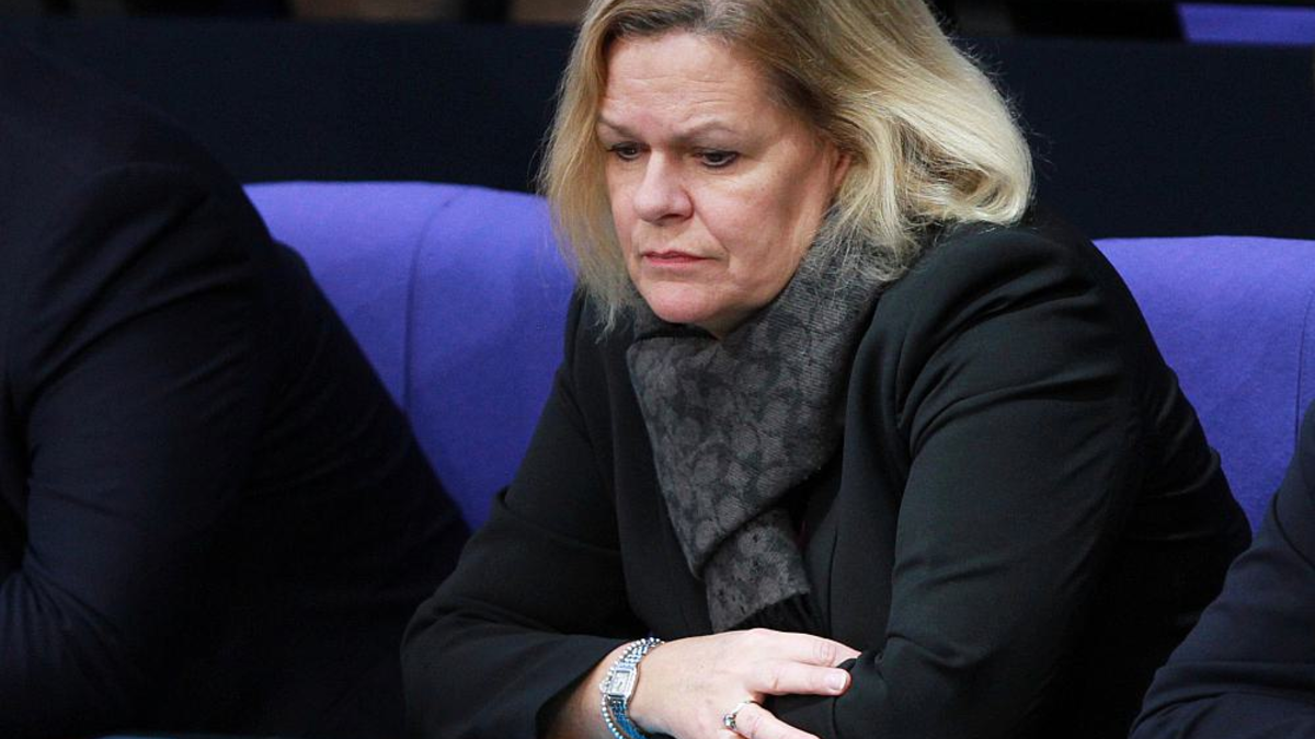 Nancy Faeser am 17.01.2024 - Foto: über dts Nachrichtenagentur