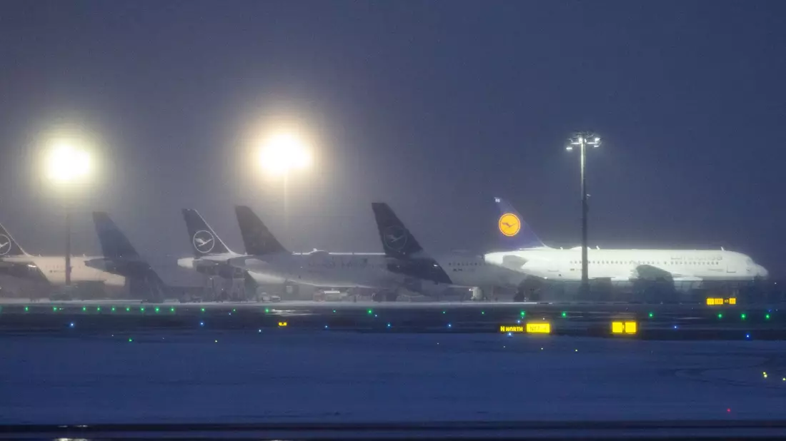Auch heute wurden Flüge am Frankfurter Flughafen annulliert. - Bild: Lando Hass/dpa