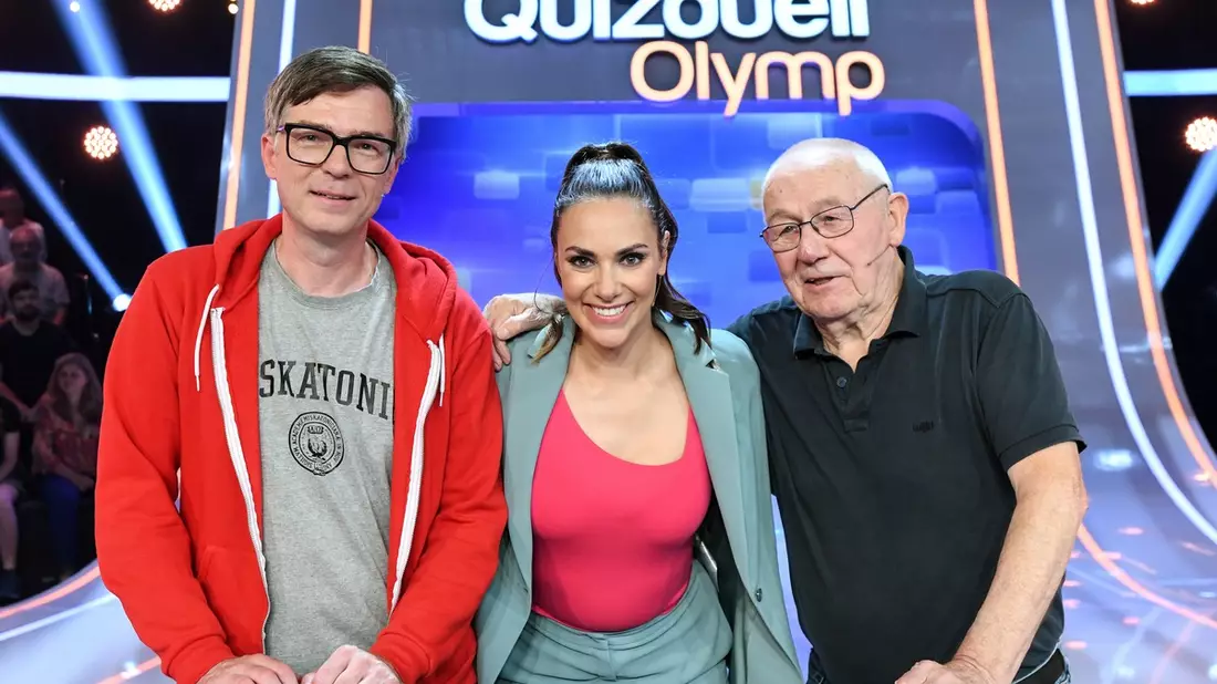 Sendung mit der Maus-Experten gegen den Quizduell-Olymp: Ralph Caspers und Armin Maiwald bei Esther Sedlaczek / Quizduell-Olymp am Freitag, 19. Januar, 18:50 Uhr im Ersten - Bild: presseportal.de