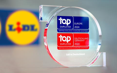 Lidl erneut vom Top Employers Institute zertifiziert / Lidl in Deutschland erhält renommierte Auszeichnung für herausragende Mitarbeiterorientierung - Foto: presseportal.de