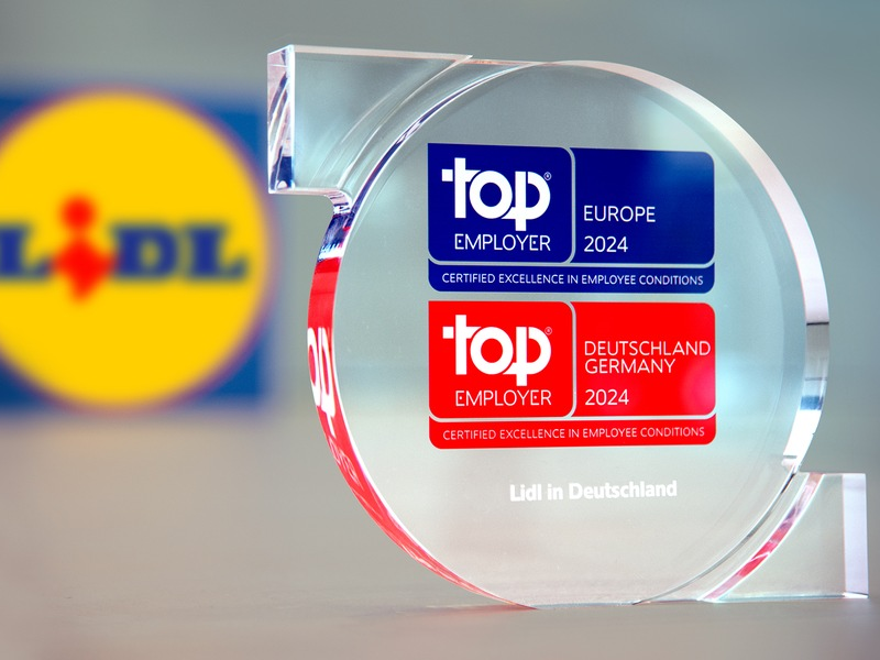 Lidl erneut vom Top Employers Institute zertifiziert / Lidl in Deutschland erhält renommierte Auszeichnung für herausragende Mitarbeiterorientierung - Foto: presseportal.de