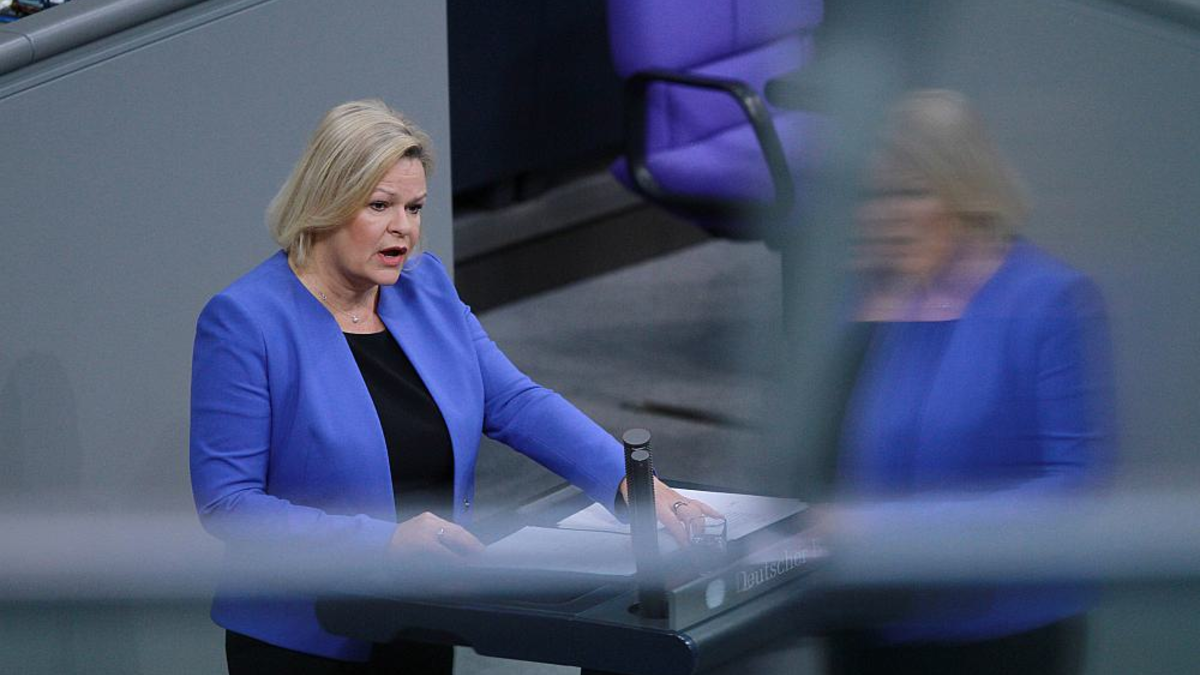 Nancy Faeser (Archiv) - Foto: über dts Nachrichtenagentur