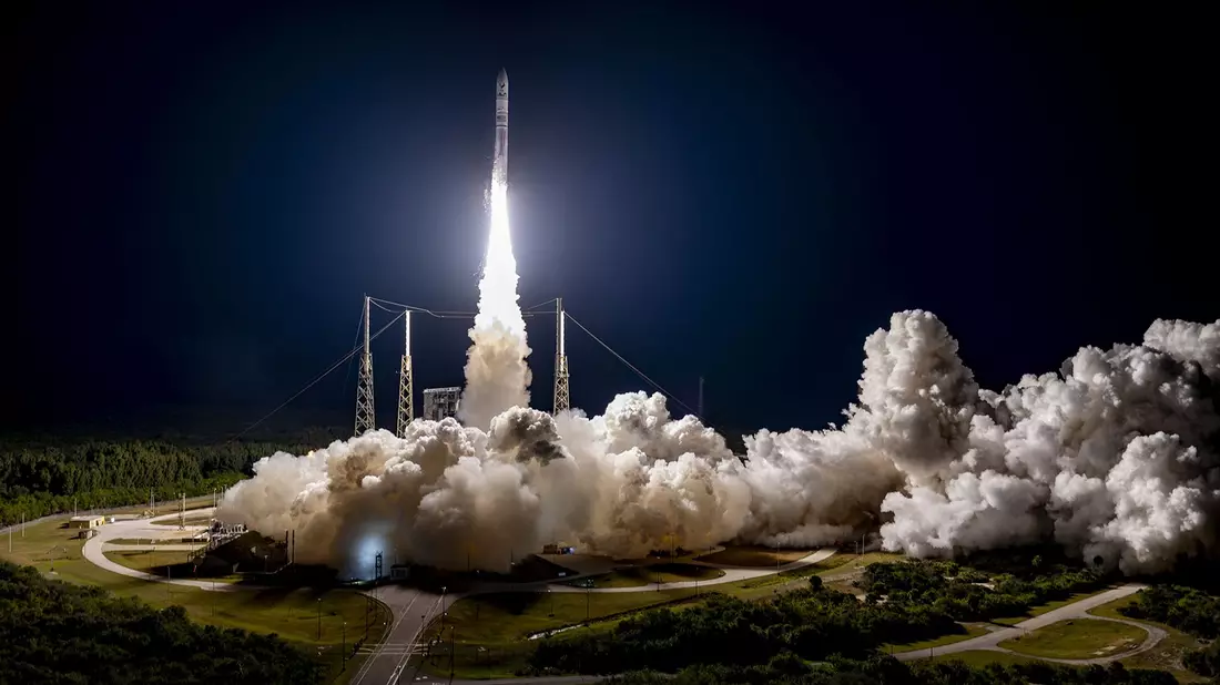 Die private Mission war vor einer Woche vom Weltraumbahnhof Cape Canaveral im US-Bundesstaat Florida gestartet. - Bild: ---/ULA/PA Media/dpa