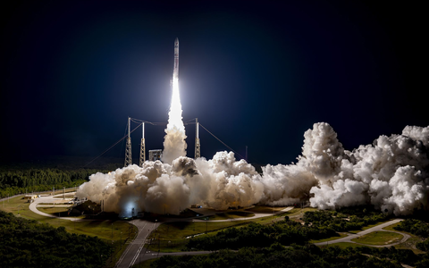 Die private Mission war vor einer Woche vom Weltraumbahnhof Cape Canaveral im US-Bundesstaat Florida gestartet. - Foto: ---/ULA/PA Media/dpa