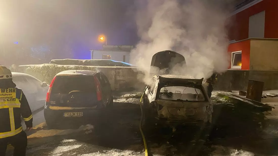 POL-PDTR: PKW-Brand in Reinsfeld - Bild: presseportal.de