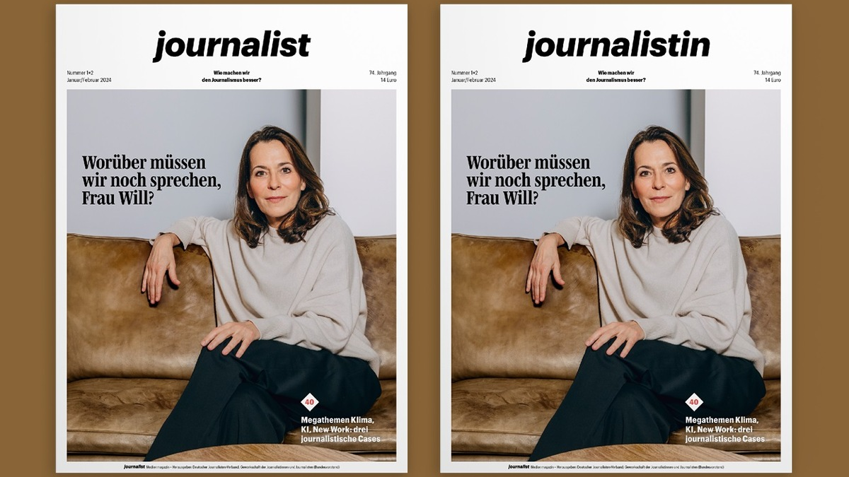 Anne Will im journalist-Interview: 