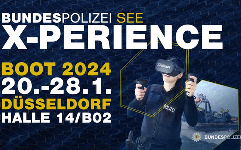 BPOLD-BBS: Die Bundespolizei präsentiert sich auf der weltgrößten Wassersportmesse in Düsseldorf - Foto: presseportal.de
