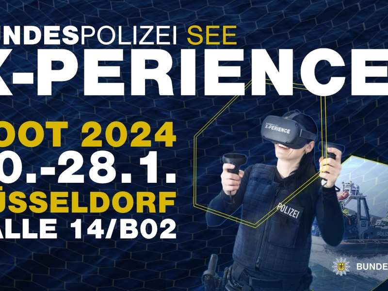 BPOLD-BBS: Die Bundespolizei präsentiert sich auf der weltgrößten Wassersportmesse in Düsseldorf - Foto: presseportal.de